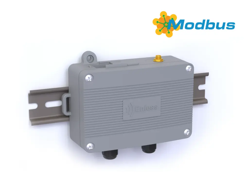 [RX MODBUS 500-302+ANT REN SMA LR 868 1000-008] Receptor LoRa Modbus (TCP/IP y RTU) + Antena de largo alcance de 868 MHz - EU868